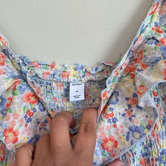 Floral square neck/off shoulder maxi dress - Picture 4 of 5